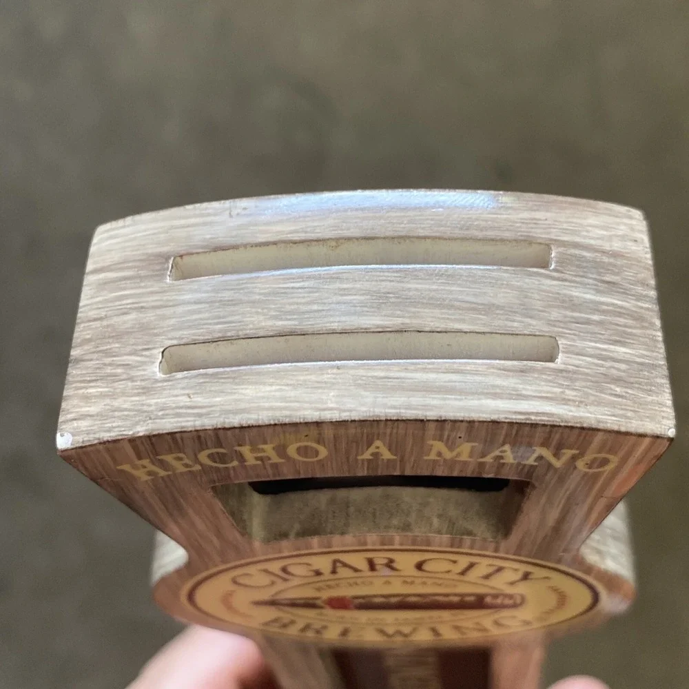 Cigar City Brewing Hecho A Mano Special Release Beer Tap Handle, 12.5 inches